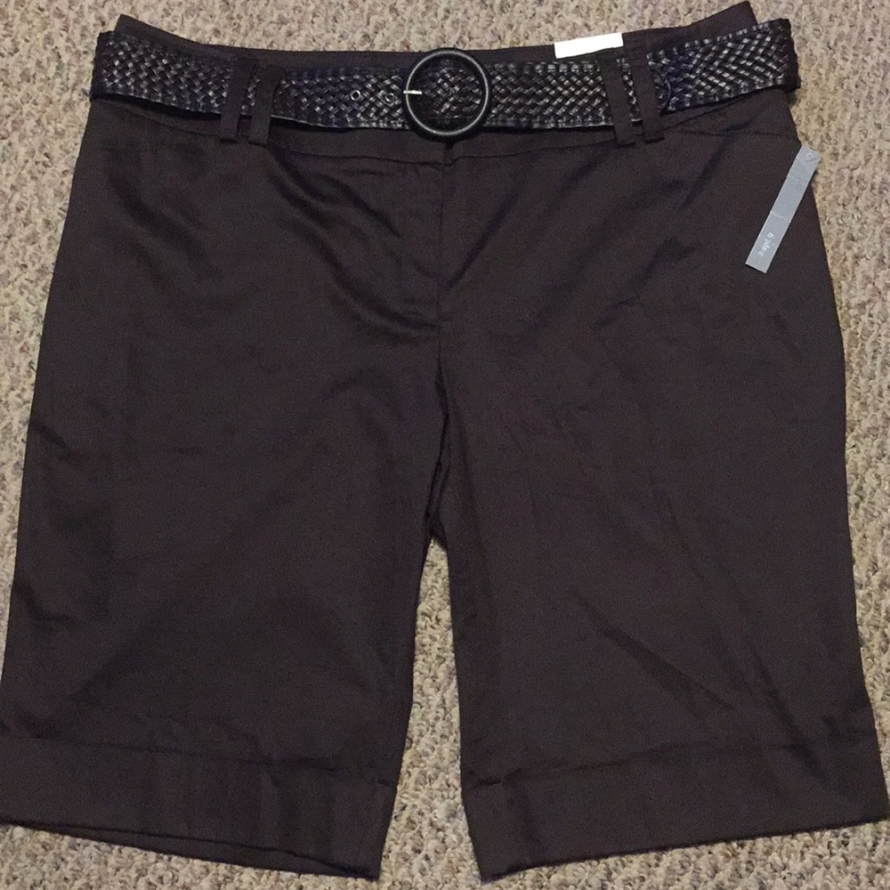Apt 9 Ava Fit Belted Bermuda/Skimmers size 24W